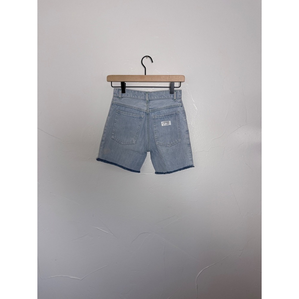 Vintage Esprit De Corp Light Wash Denim Cutoff Shorts High Rise Raw Hem